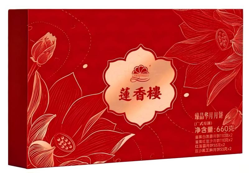 莲香楼臻品华月月饼660g