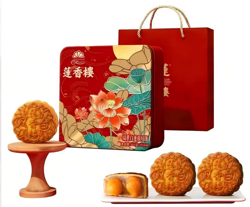 莲香楼双黄白莲蓉月饼660g